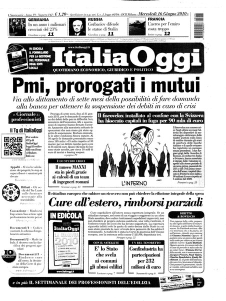 Italia oggi : quotidiano di economia finanza e politica